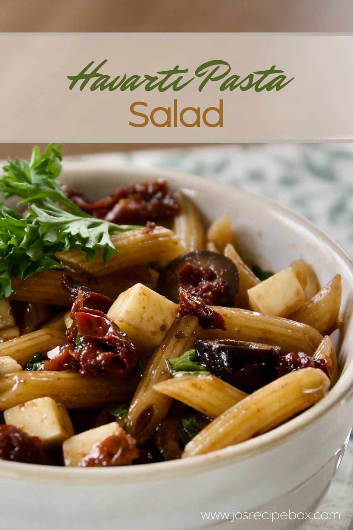 Havarti Pasta Salad Jo's Recipe Box