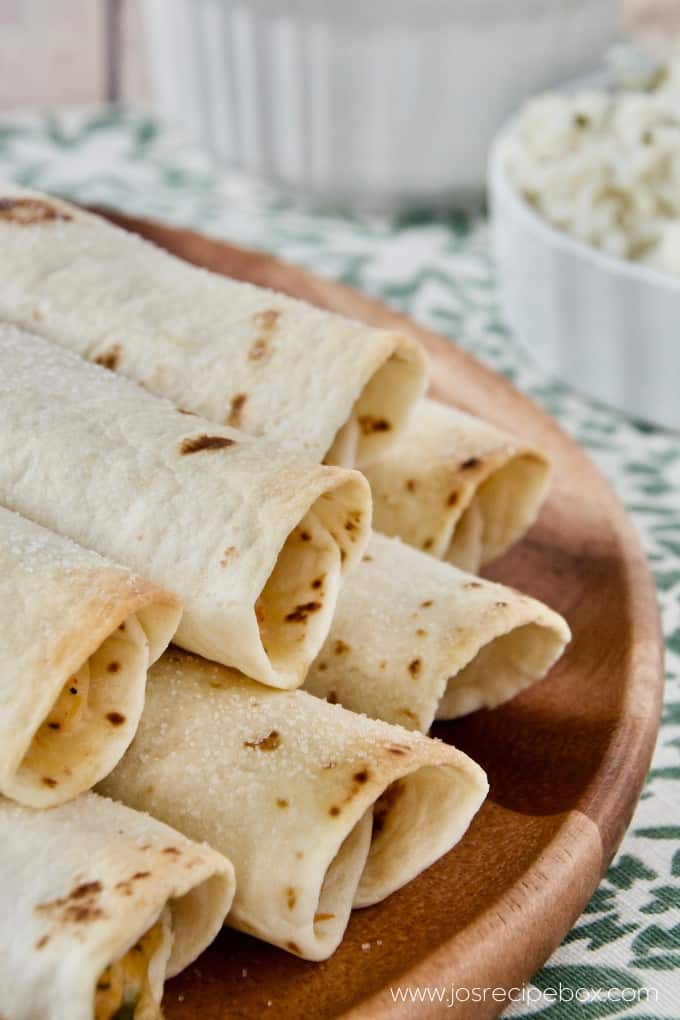 Creamy Chicken Taquitos