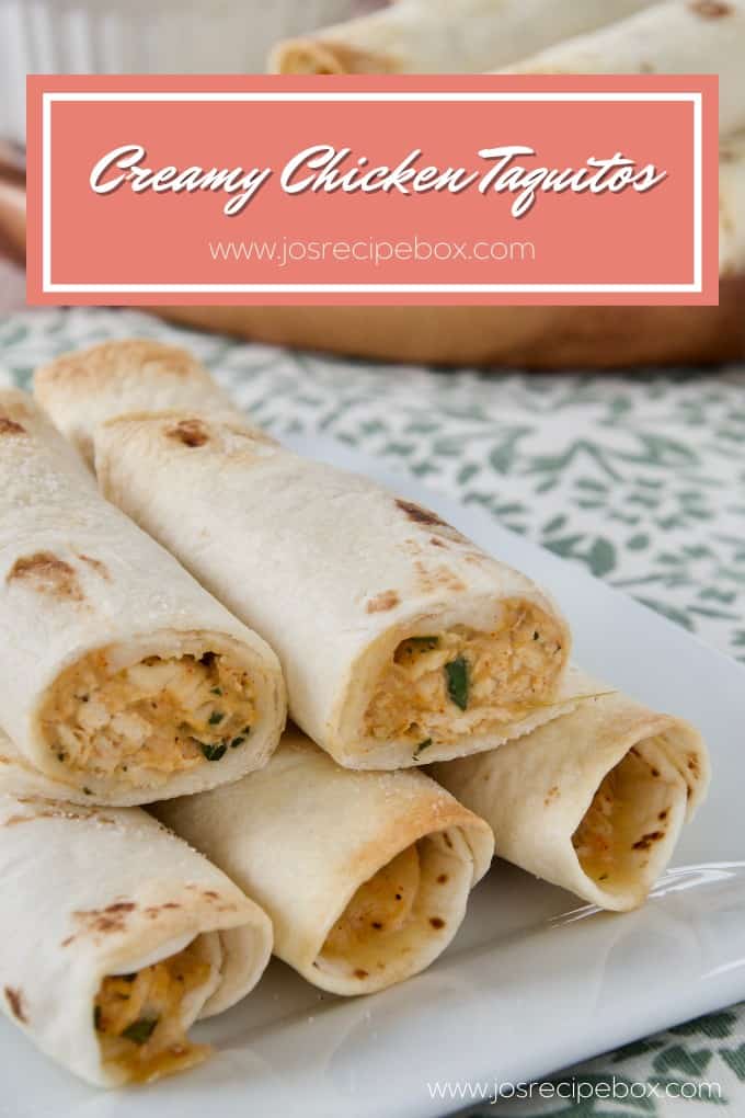 Creamy Chicken Taquitos