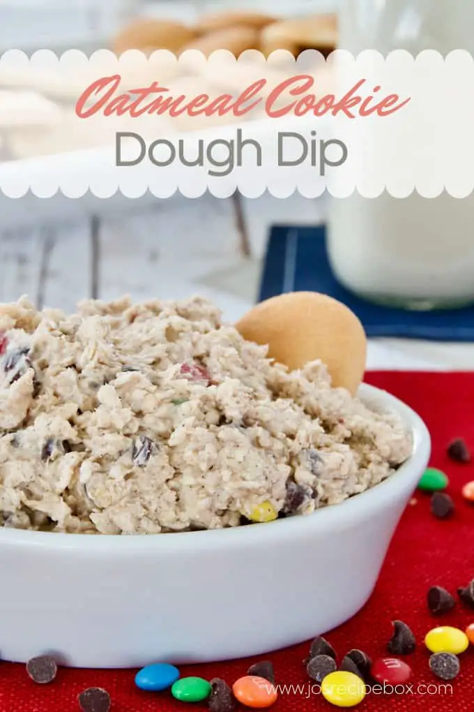 Oatmeal Cookie Dough Dip