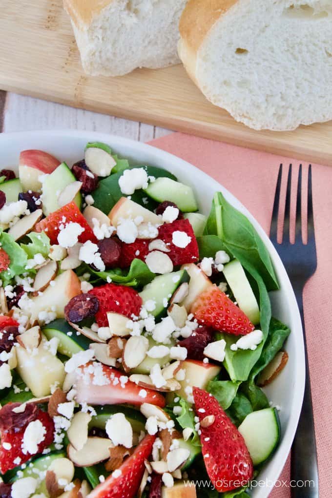 Strawberry Spinach Salad