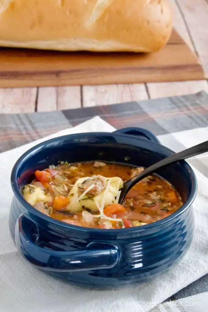 Sausage Tortellini Soup