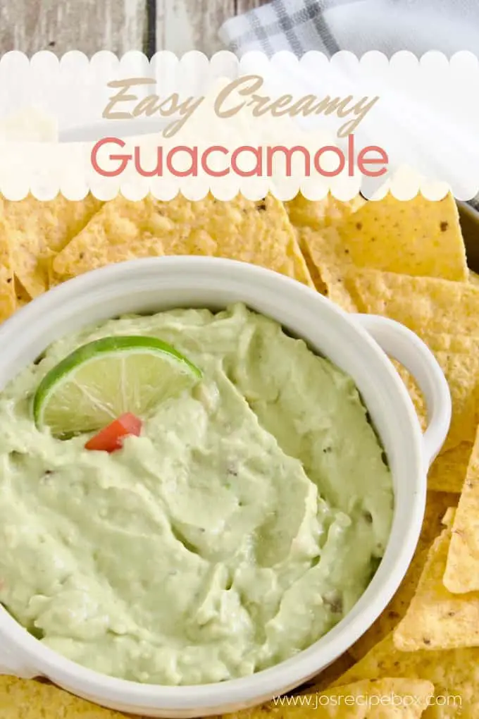 Easy Creamy Guacamole