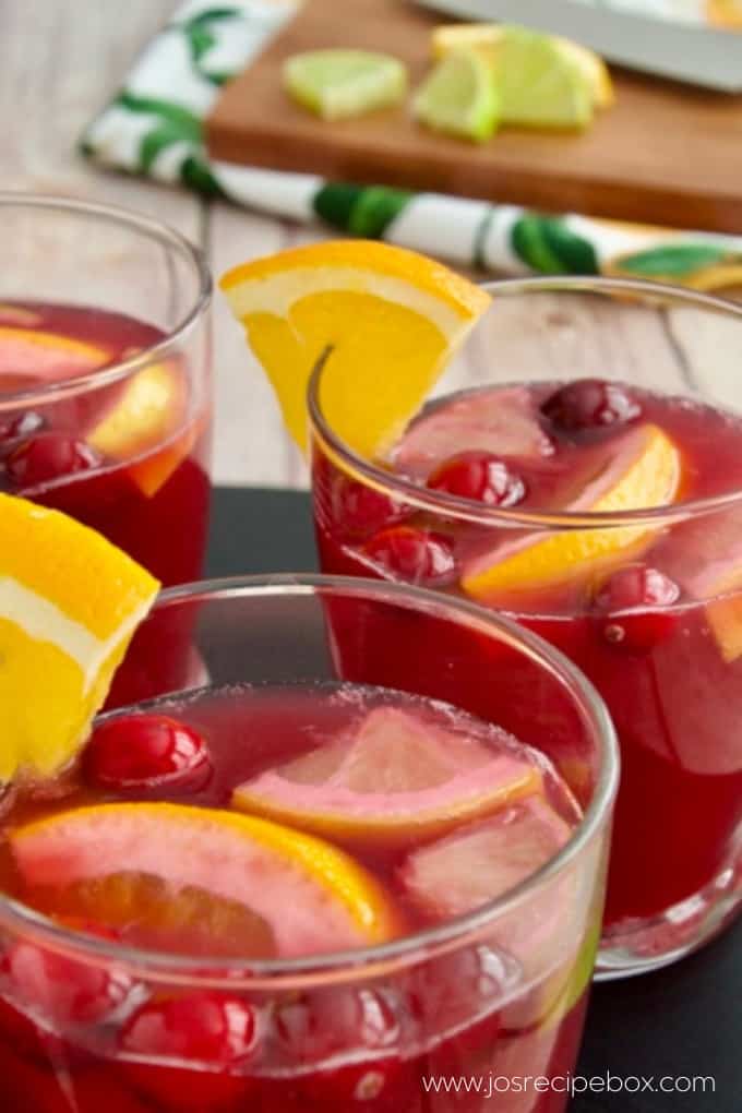 Easy Sangria Mocktail