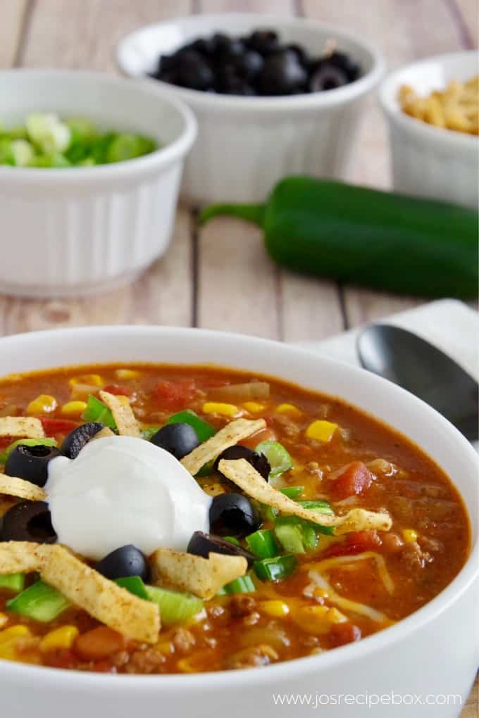 Slow Cooker Taco Soup