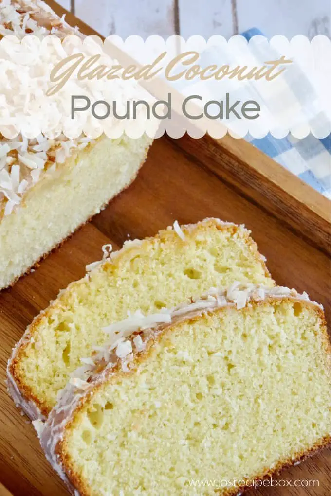 Glazed Coconut Pound Cake