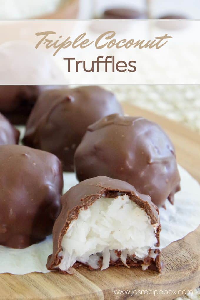 Triple Coconut Truffles