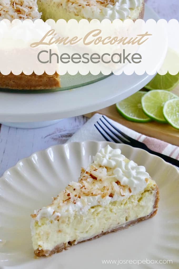 Lime Coconut Cheesecake