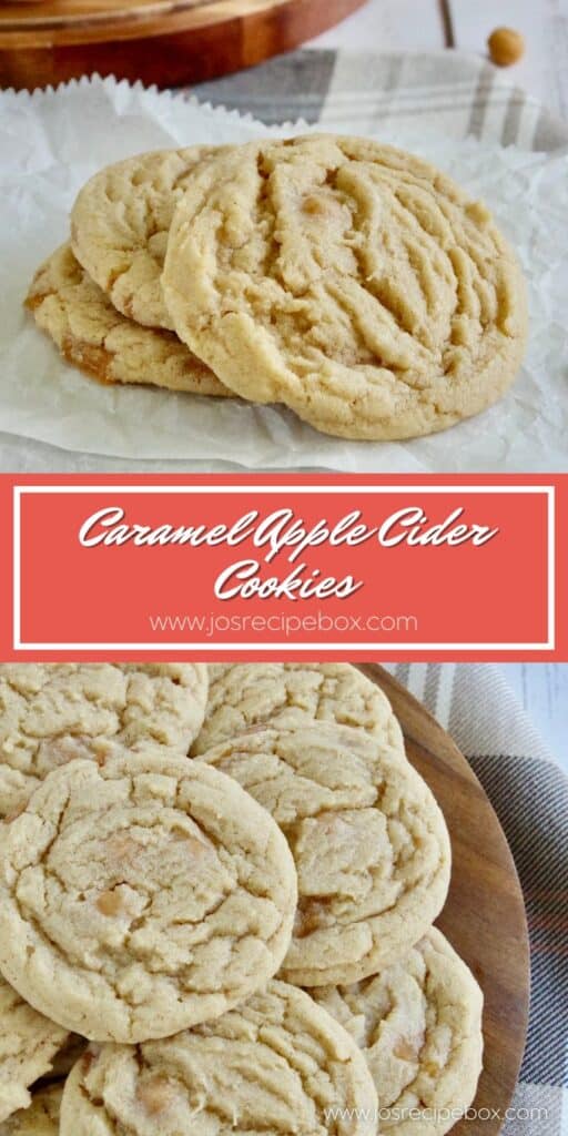 Caramel Apple Cider Cookies