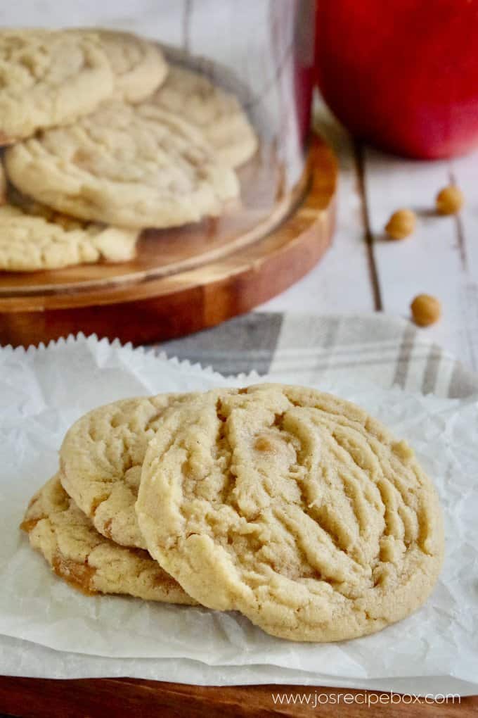 Caramel Apple Cider Cookies