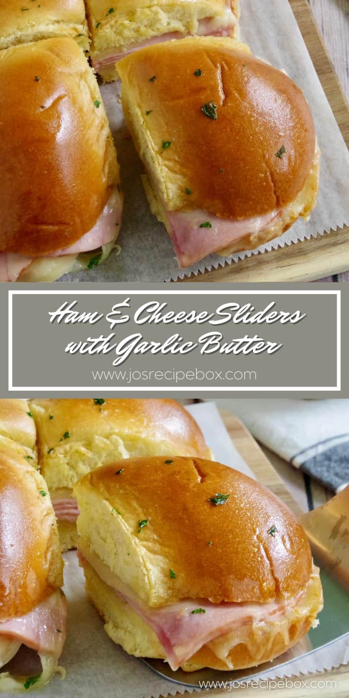 Ham & Cheese Sliders with Garlic Butter Jo's Recipe Box