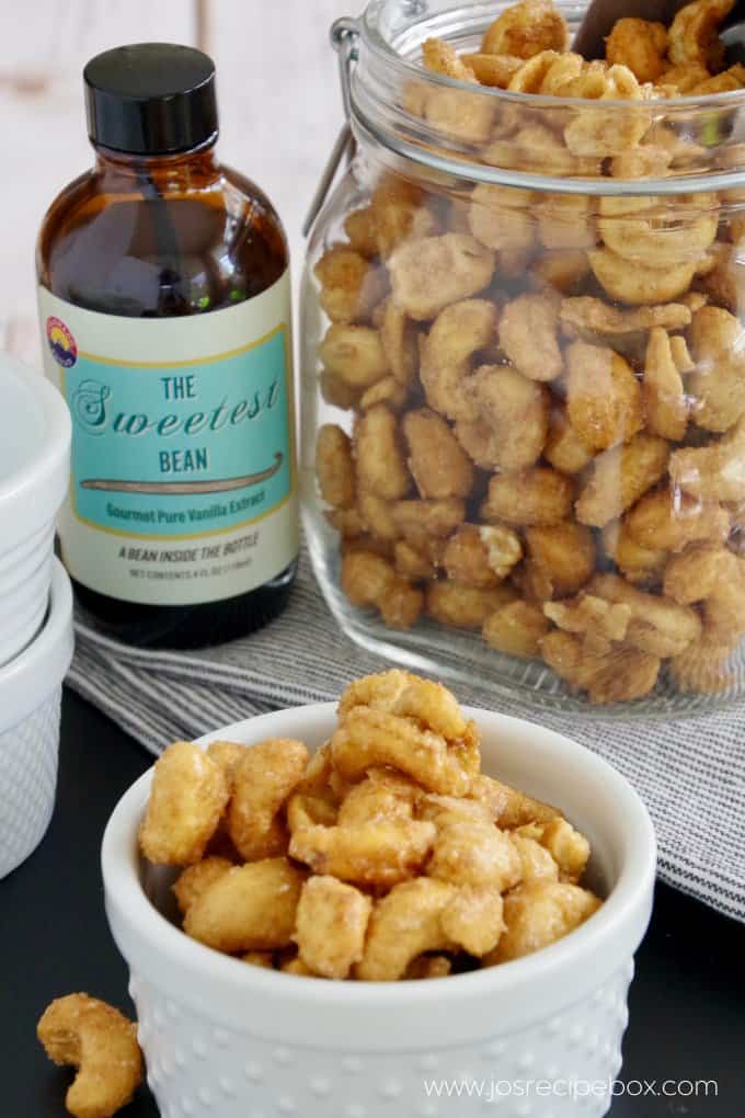 Vanilla Glazed Cashews