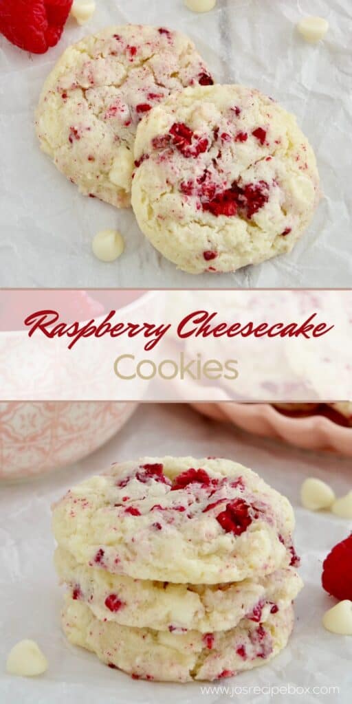 Raspberry Cheesecake Cookies