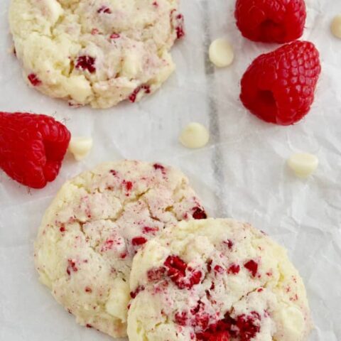 Raspberry Cheesecake Cookies