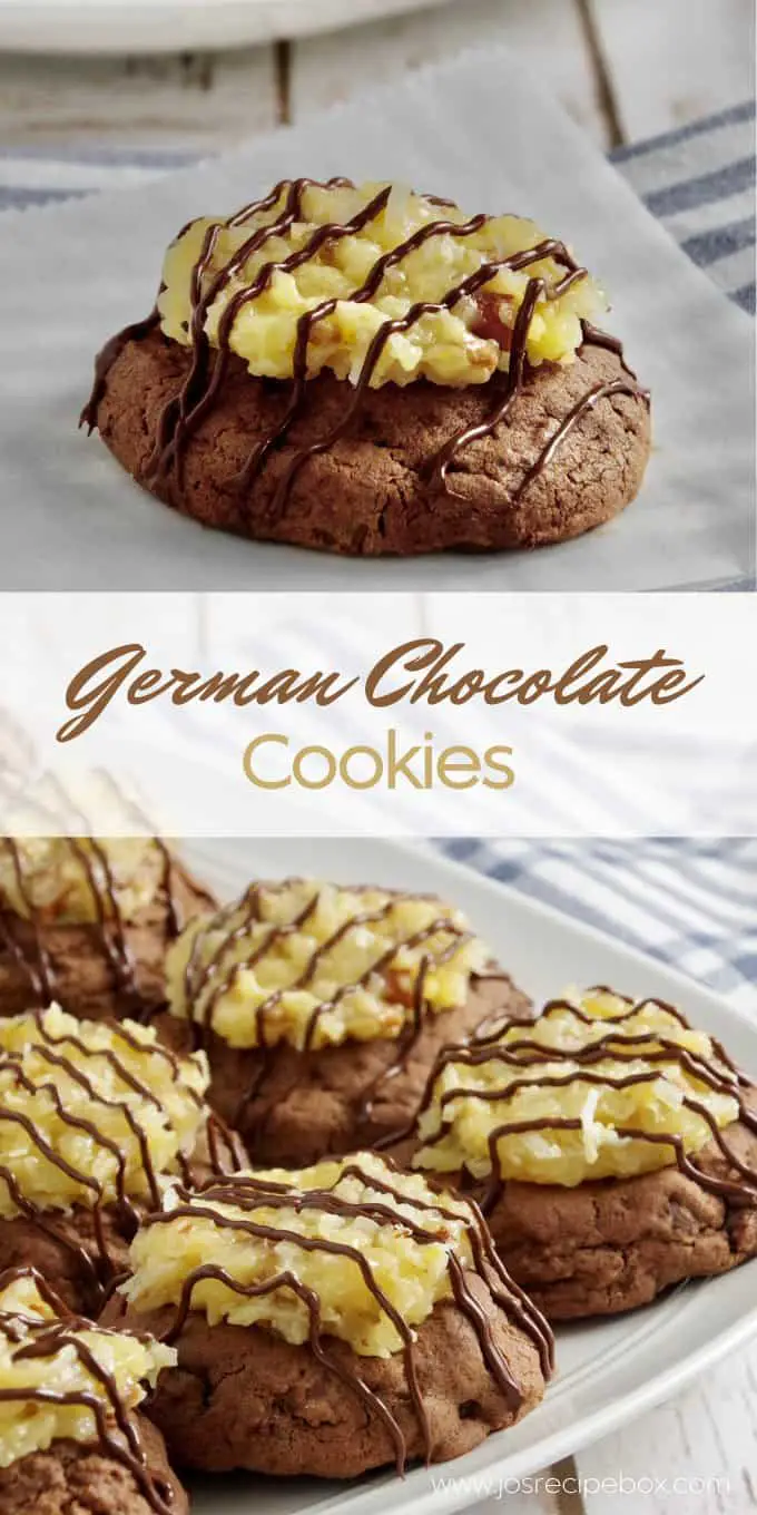 German Chocolate Cookies