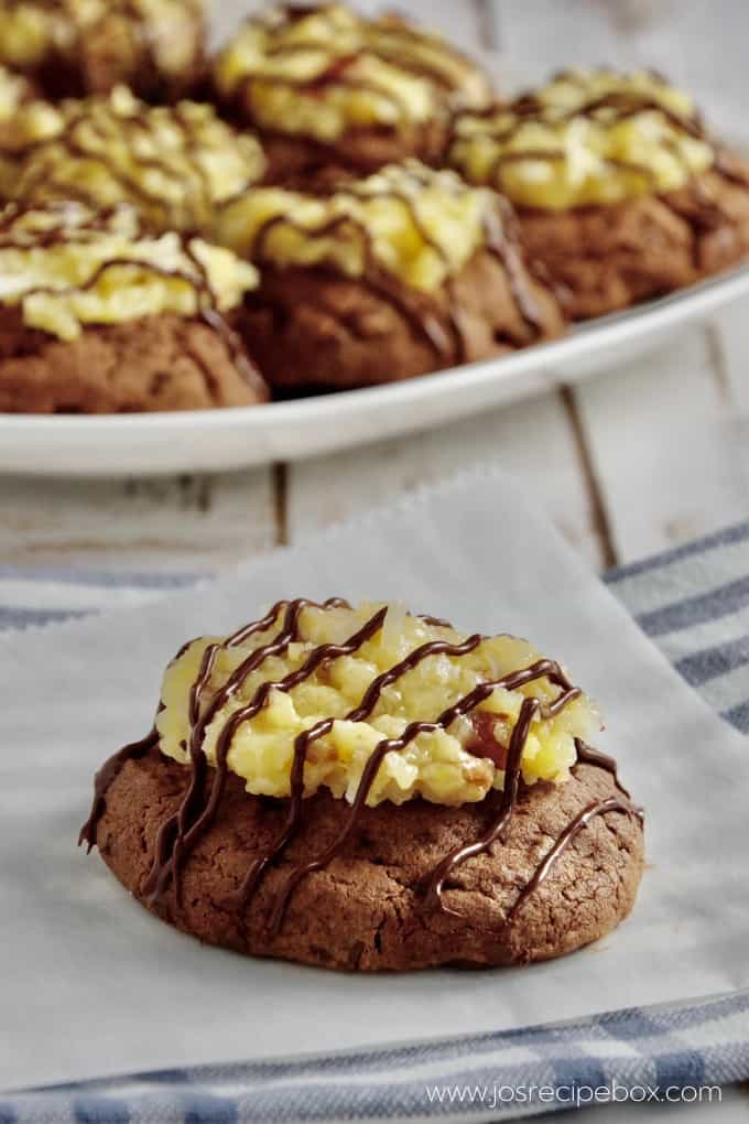 German Chocolate Cookies