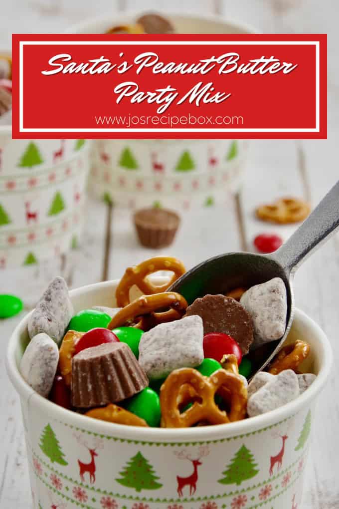 Santa’s Peanut Butter Party Mix