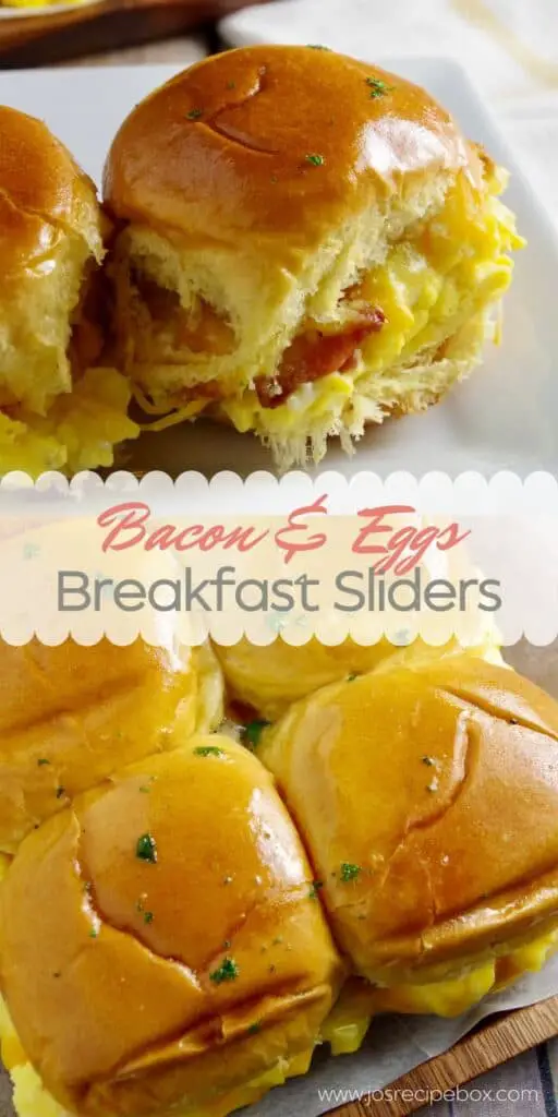 Bacon & Eggs Breakfast Sliders