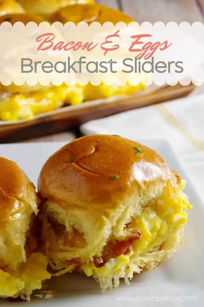 Bacon & Eggs Breakfast Sliders