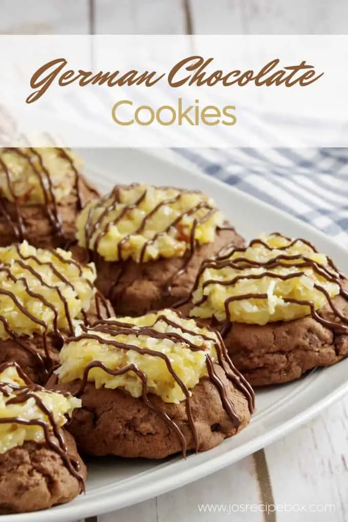 German Chocolate Cookies