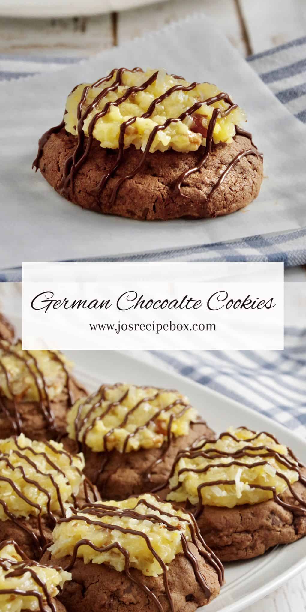 German Chocolate Cookies