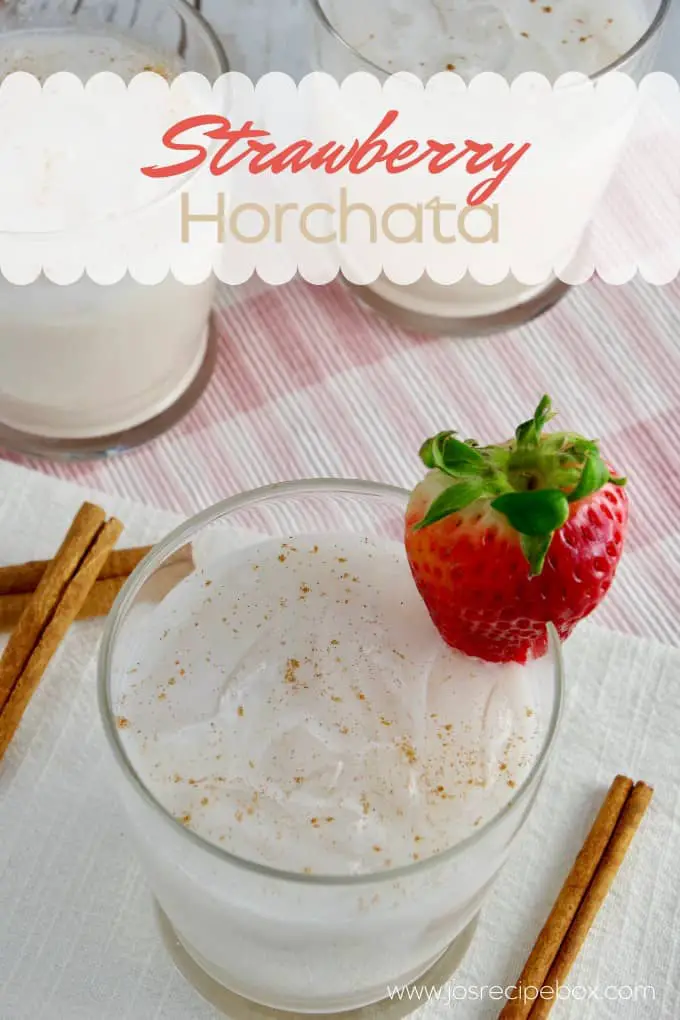 Strawberry Horchata