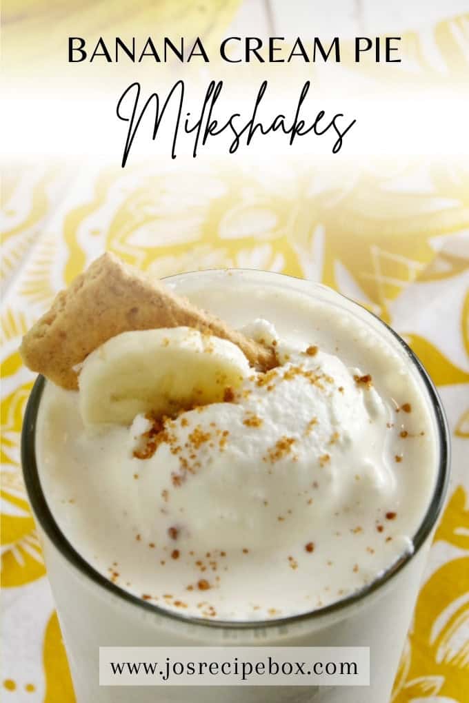 Banana Cream Pie Milkshakes