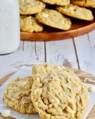 White Chocolate Coconut Cookies