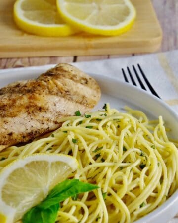 Angel Hair Pasta with Lemon & Basil