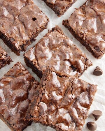 Fudgy Dark Chocolate Brownies