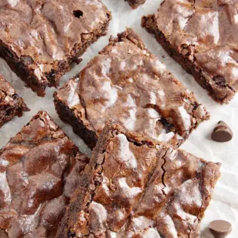 Fudgy Dark Chocolate Brownies