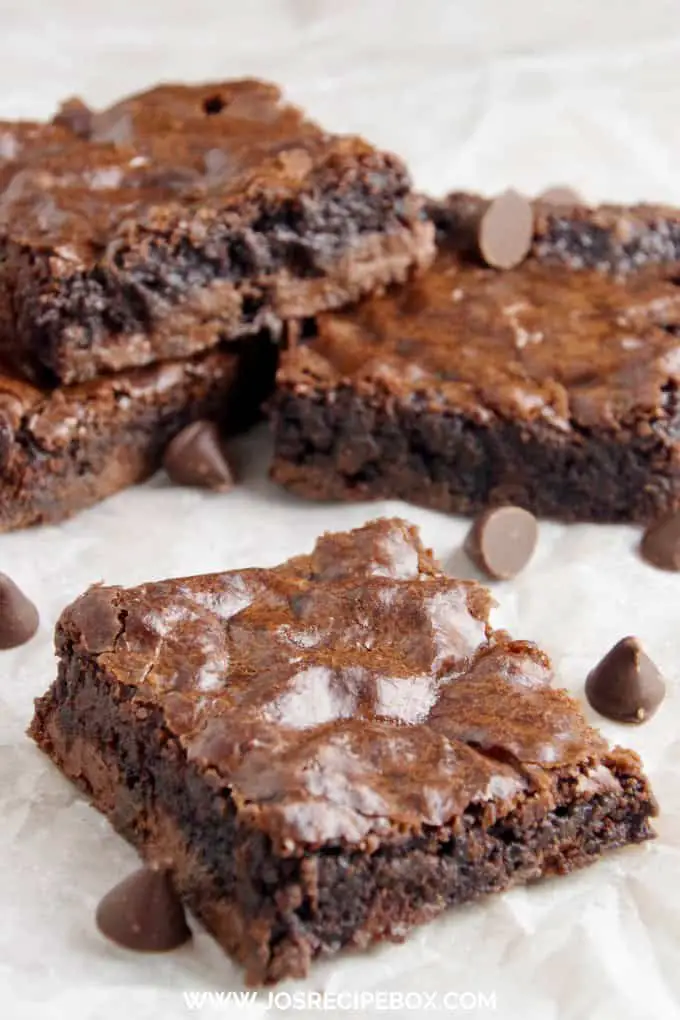 Fudgy Dark Chocolate Brownies