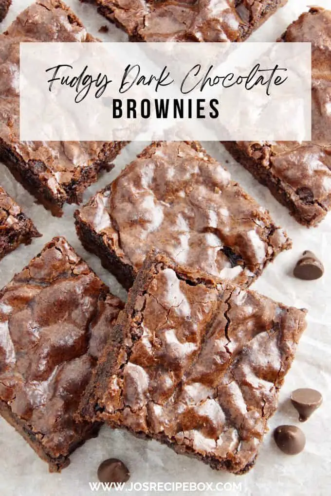 Fudgy Dark Chocolate Brownies