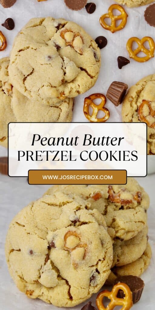 Peanut Butter Pretzel Cookies