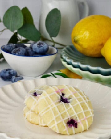 Blueberry Lemon Ricotta Cookies