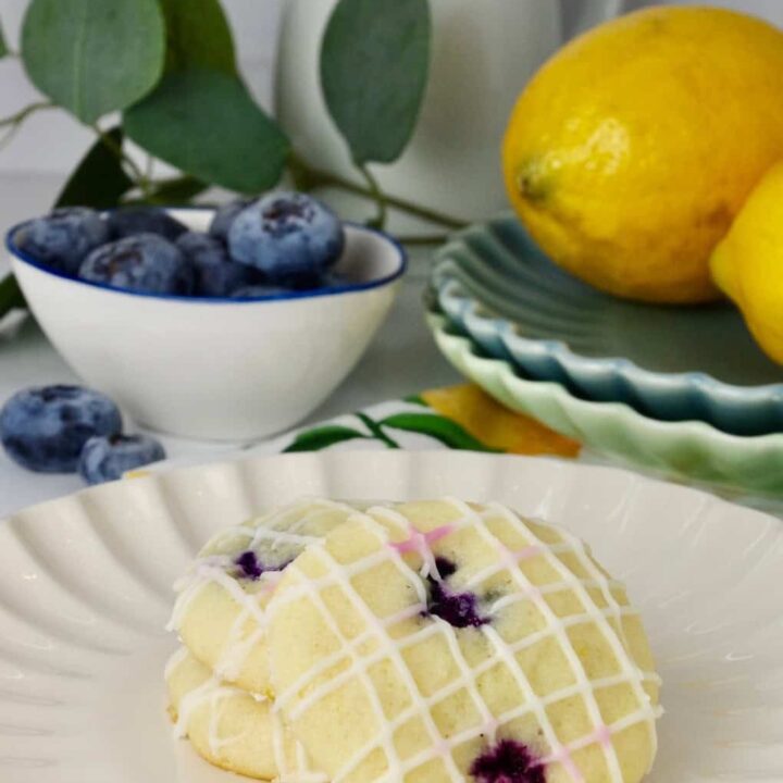 Blueberry Lemon Ricotta Cookies
