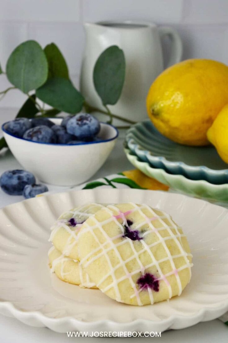 Blueberry Lemon Ricotta Cookies