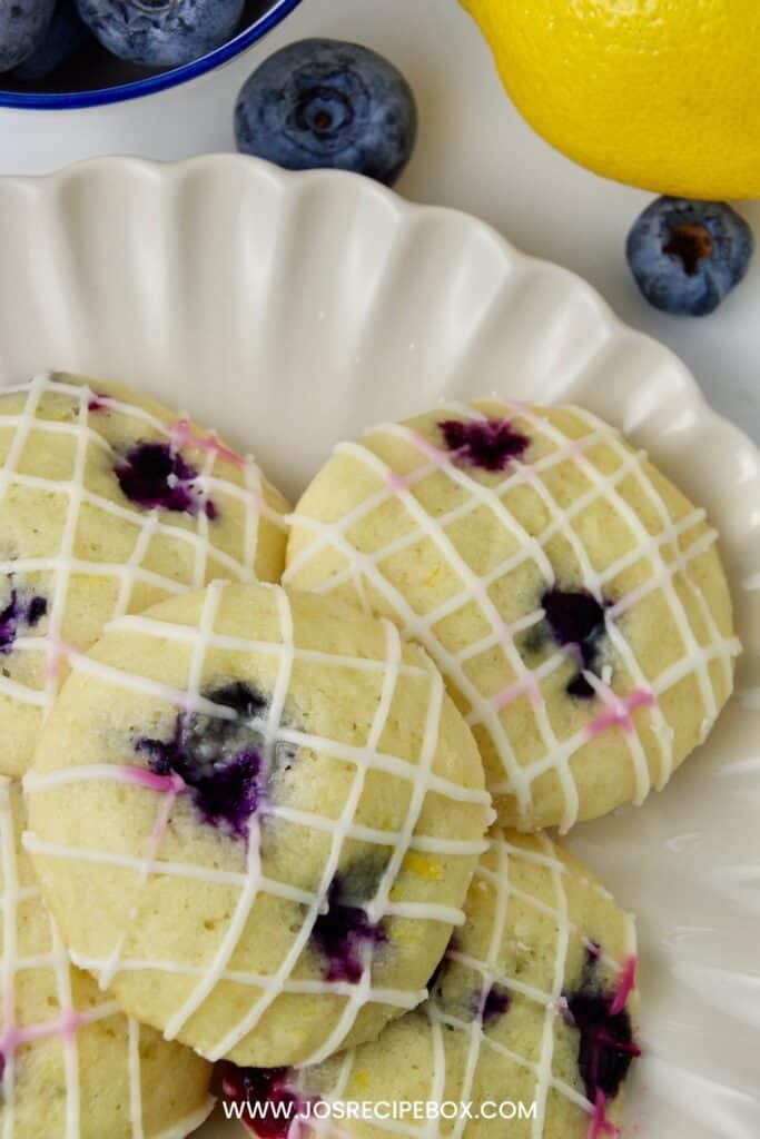Blueberry Lemon Ricotta Cookies