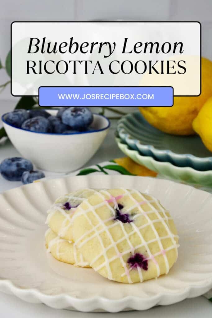 Blueberry Lemon Ricotta Cookies