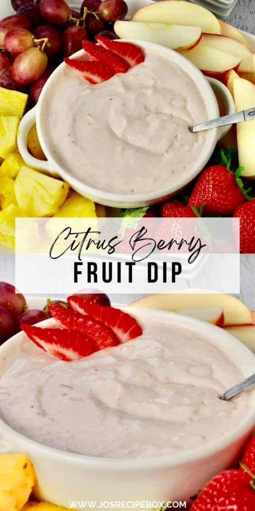Citrus Berry Fruit Dip