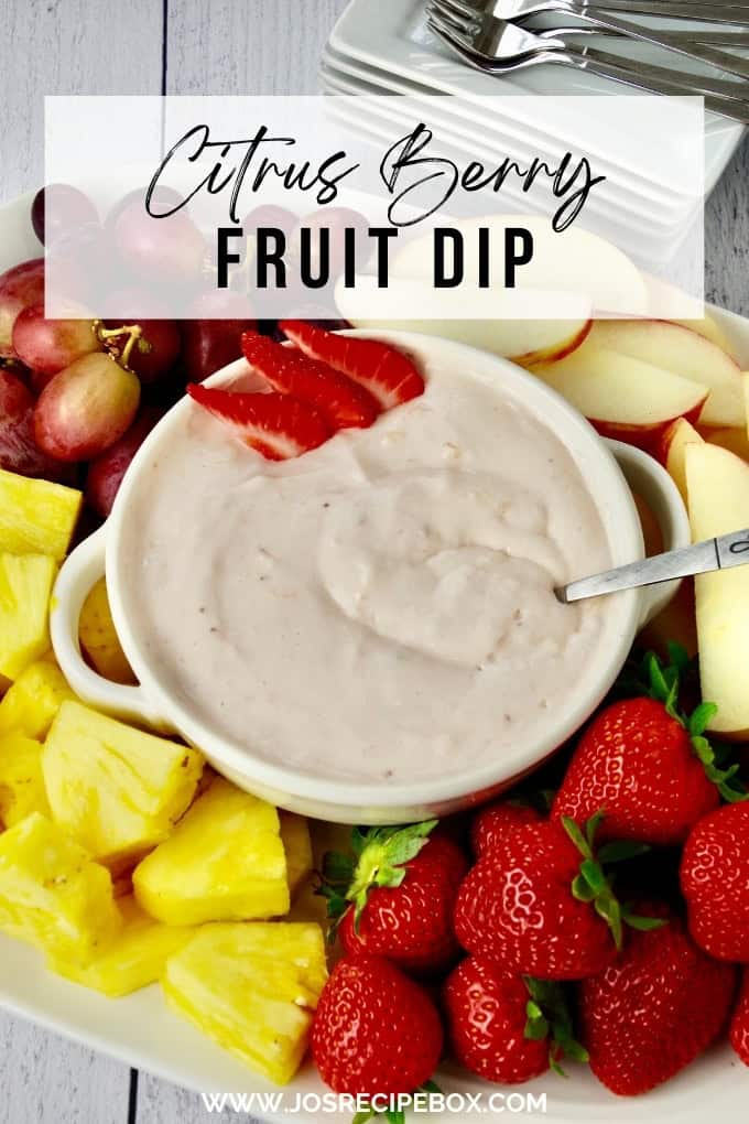 Citrus Berry Fruit Dip