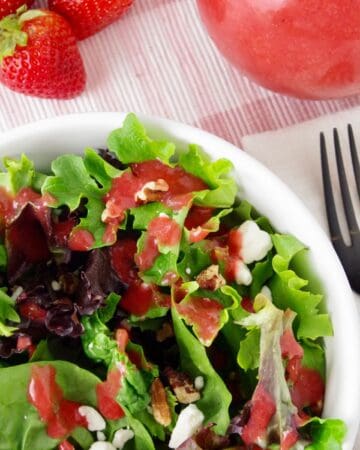 Strawberry Vinaigrette (oil free)