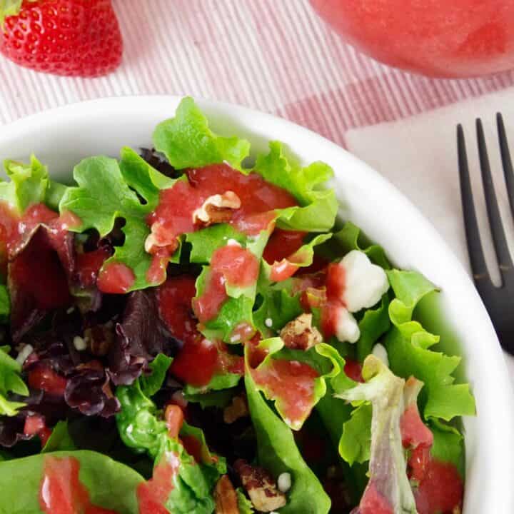 Strawberry Vinaigrette (oil free)