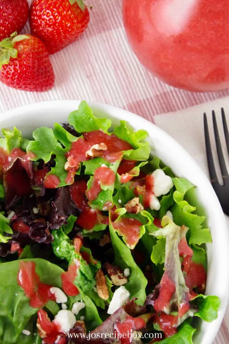 Strawberry Vinaigrette (oil free)
