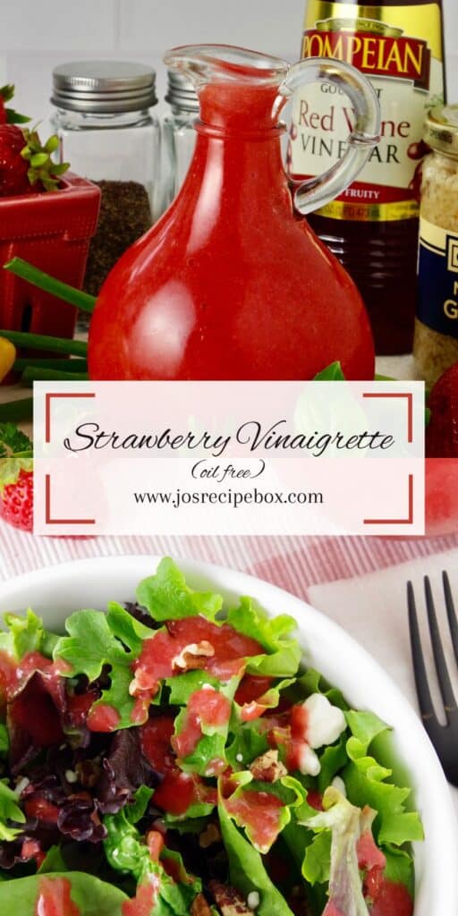 Strawberry Vinaigrette (oil free)