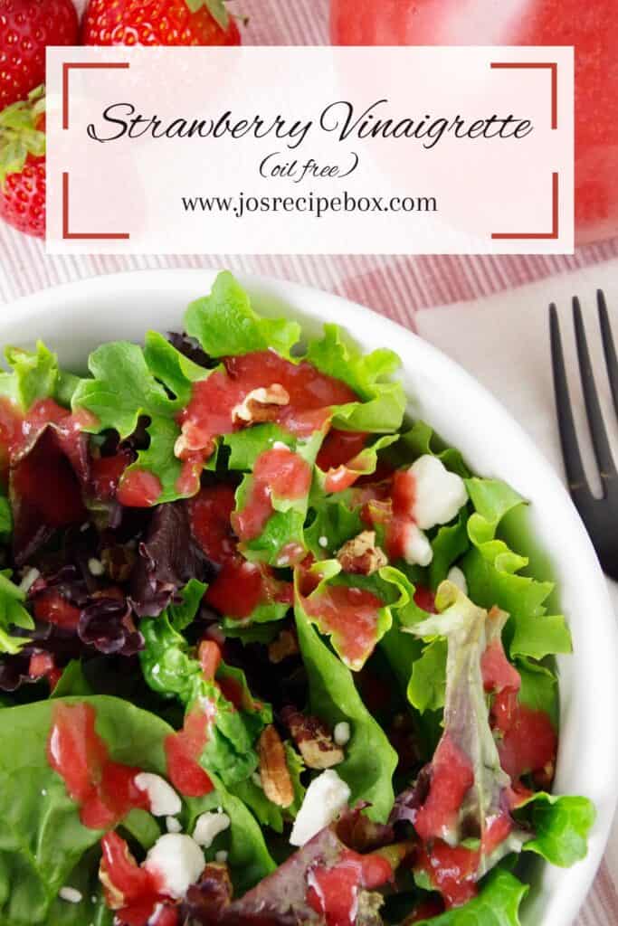 Strawberry Vinaigrette (oil free)