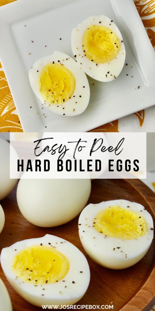 Easy to Peel Hard Boiled Eggs
