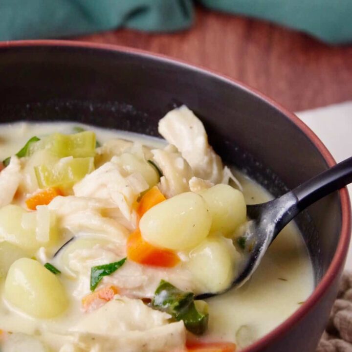 Creamy Italian Chicken & Gnocchi Soup