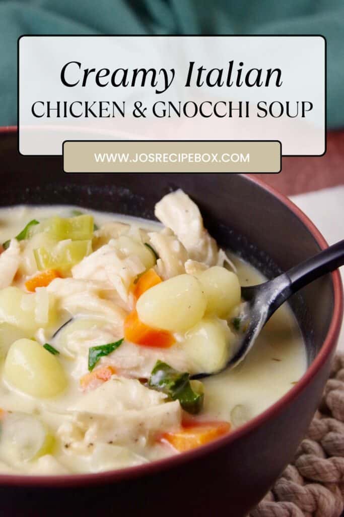 Creamy Italian Chicken & Gnocchi Soup