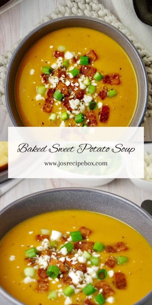 Baked Sweet Potato Soup